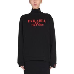 라프 시몬스 스웨터 222 165E 190040099 Black
