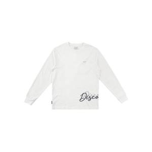 디스커버리 공용 로고 그래픽 에어 히트 긴팔티 DXRL33034-WHS