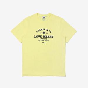 [휠라]WHITELINE 테니스 그래픽 티셔츠  FS2RSE2302X_LYE