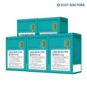 [바디닥터스] 식물성 멜라토닌 함유 멜라바인 5mg x 5박스