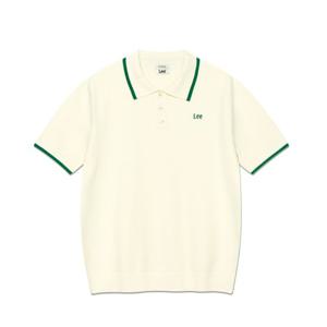 LEE 공용 반팔 니트 B1 LE2502KT05 IV BL