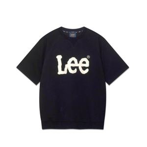LEE 공용 반팔 맨투맨 B1 LE2502CR10 BK GR OT