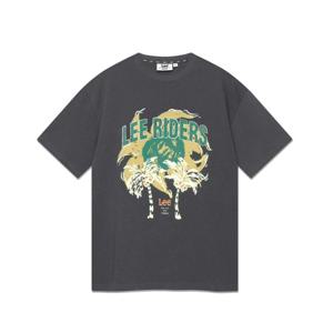 LEE 공용 반팔 티셔츠 B1 LE2502ST41 CH WH