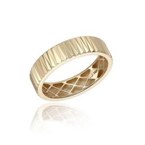 [로이드] 모던브리티쉬 삼각패턴 5.0mm 14K 반지 LRS22213G