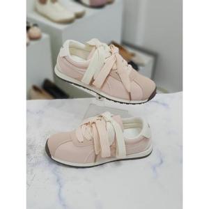 [한슈]리본끈 여성스니커즈 운동화 2cm HS78gz01jz (33105432)