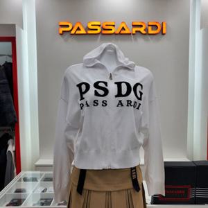 [파사디]파사디여성 빅로고 후드 니트가디건WH_P24SKC301M_CJ
