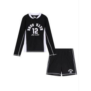 [NBA KIDS]NBA 남아 반집업 래시 세트(K252ST710P111)_CJ