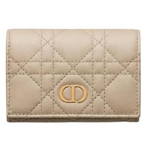 디올 Dior Caro Glycine 지갑 샌드 컬러 서플 S5132UWHCM116