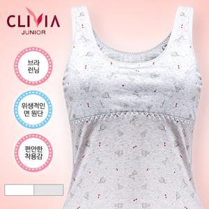 [크리비아] 주니어 일러스트 면스판 브라런닝 clg6614a