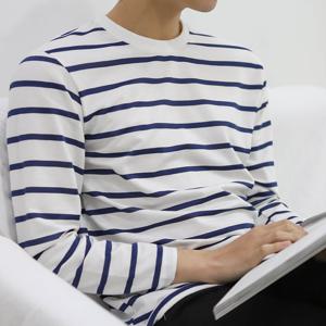 [더맨쉽] 소장가치굿 쭈리 단가라 라운드 티셔츠 DMTRT50032