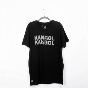 [캉골] 티셔츠 반팔티 K90185 블랙 프린트로고