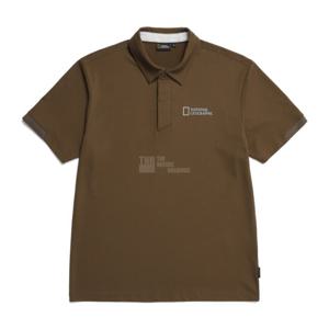 내셔널지오그래픽 N232MPL810 피케 반팔 티셔츠 BROWN