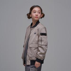 [내셔널지오그래픽키즈] K241UJP820 어드벤처 항공점퍼 GRAY BEIGE
