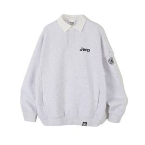 [지프] 루즈핏 카라넥 맨투맨 티셔츠 JO1TSU811