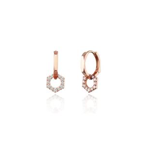 [스톤헨지]커넥션 14K 원터치 귀걸이 F0490