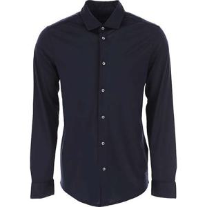엠포리오 아르마니 긴팔 셔츠 8N1CG1 1JUVZ 0920 BLUE NAVY