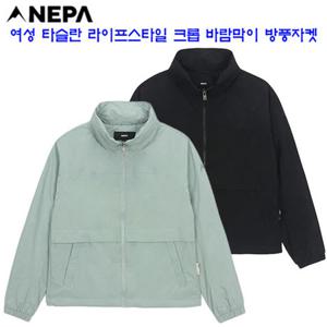 [네파][바람막이 자켓](7K60660)_여성 가을겨울 타슬란 크롭 바람막이 방풍자켓