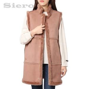 [시에로]데끼 디테일이 POINT인 VEST 무스탕 SE4LTF606