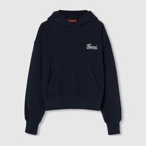 구찌 후드 티셔츠 787274XJGSY 4215 NAVY MIX