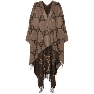구찌 케이프 774308 4GABX9764 Beige dark brown