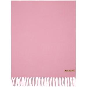 아크네 스튜디오 머플러 스카프 772775 Pink COTTON CANDY PINK