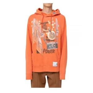 메종 미하라 야스히로 후드 티셔츠 A10HD621 ORANGE Orange
