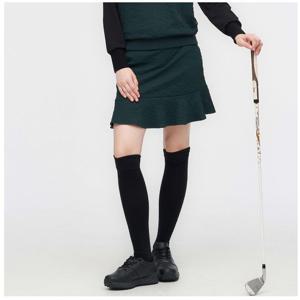 [링스골프][24FW] 여성 꽃 자카드 스커트  L21D3PC288_GN_CC