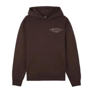 스포티앤리치 후드 티셔츠 WS066S410HC CHOCOLATE CREAM DOM