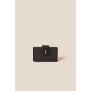 [쿠론] [론칭가 138,000원] 이네스(Ines) 아코디언 카드지갑_RCWGX24644BKX