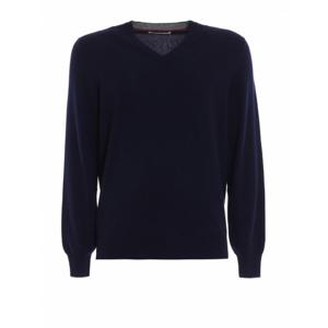 [BRUNELLO CUCINELLI] 남성 V necks 캐시미어 브이넥 스웨터 M2200162CW425 Dark Blue /8
