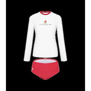 [아레나] (A5BL1PS01RED) 팝핑 프룻 슬림핏 래쉬가드 세트