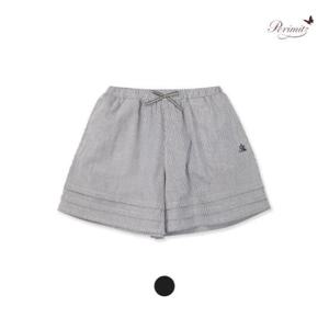 더센트럴 페리미츠 TC01 블랙 핀턱 4부 팬츠 P2521P285