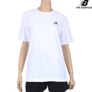[뉴발란스] NBNEDB1153-WH 에센셜 스몰로고 반팔티 남녀공용 티셔츠