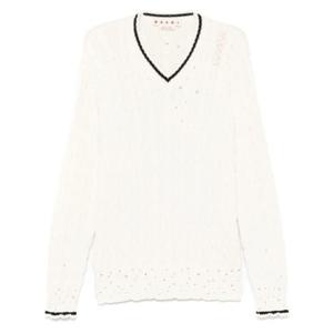 마르니 스웨터 UFC656 CVMG0137Q0 00W02 WHITE