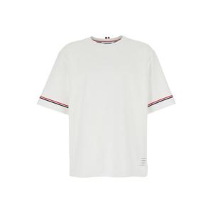 톰브라운 반팔 티셔츠 MJS282AJ0199100 White