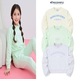 디스커버리키즈 US DKTR14041 여아세미크롭맨투맨