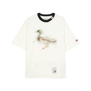 메종미하라야스히로 남성 반팔티셔츠 J14TS781 WHITE