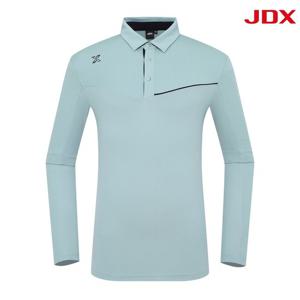 [JDX] 남성 조직감 믹스 제에리 변형카라 긴팔 티셔츠(X1TLU3403TG)