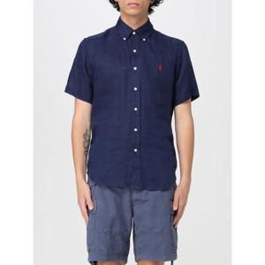 폴로 랄프로렌 반팔 셔츠 710968912 001 blu navy