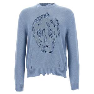 알렉산더 맥퀸 스웨터 807272Q1BA64331 Light Blue