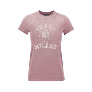 PRADA Pink cotton t-shirt 3557BSOOO16XS F0203