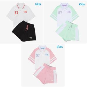 NT7UR25 노스페이스 키즈 걸즈 에이스 크루 세트