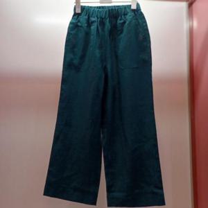 Latium HC06 국내생산 9부린넨 허리밴딩 일자형 통와이드 라미바지 팬츠 T2523pt30G