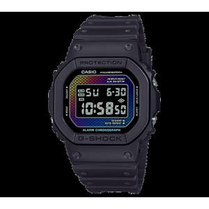 [지샥]DW-5600RW-1DR  스퀘어 Rainbow Brick Wall 시리즈  방수