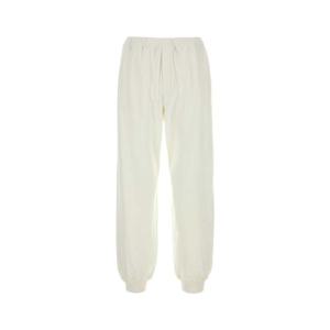 THE ROW White cotton Avo joggers 927K660 WHT