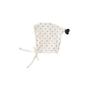 M밍크뮤D 25FW (BK)쁘띠하트JQD모자 신생아보넷 (35A7001004)