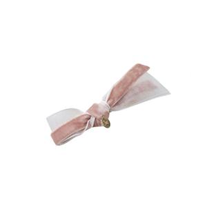 [밍크뮤]SC(핑크)샤를뮤벨벳헤어핀 (35A1187201)신생아 백일 돌잔치 머리핀 장신구 A
