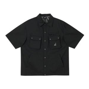 캉골반팔티 CQK KREC-SH70620BK 오블리크 포켓 셔츠 7062 블랙
