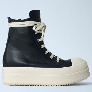25 FW 릭오웬스 Hollywood Mega Bumper 헐리우드 레더 하이탑 스니커즈 RP02E4859