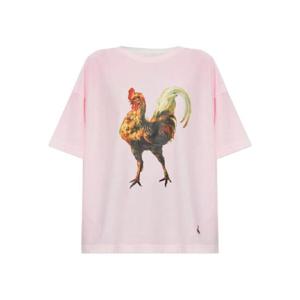 25 FW 비비안웨스트우드 rooster print T shirt 3G010040J009R TP440903849